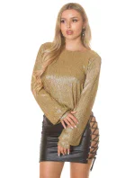 Sexi lesklá blúzka 9002 - Koucla