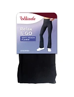 Dámske legíny so rozšírenými nohavicami RELAX & GO SOFT TOUCH LEGGINGS FLARED – BELLINDA – čierne