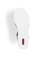 Pohodlné sandále Rieker W RKR680 beige Pohodlné sandále Rieker W RKR680 beige