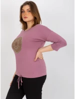 Dámska blúzka RV BZ 8454.20P tmavo ružová - FPrice