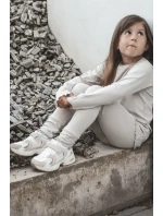 Detská športová obuv na suchý zips, Beige Rulagia