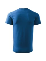 Základné tričko pánske azúrovo modré
