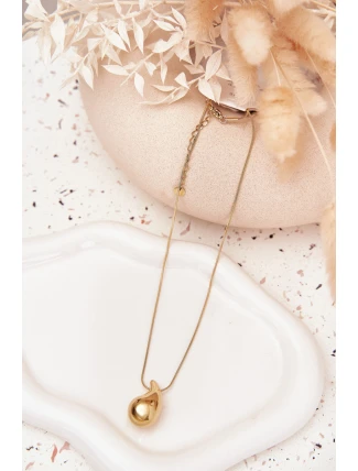 Náhrdelník Na Žíji S Přívěskem Slza Zlato