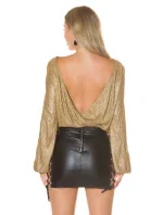 Sexi lesklá blúzka 9002 - Koucla