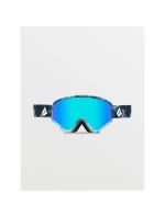 Dámske/pánske snowboardové okuliare Volcom YAE LAGOON TIE DYE/BLUE CHROME s UV ochranou v modrej farbe (VG0722110)