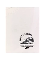 Pánske tričko bez rukávov vo voľnom strihu s potlačou 4F 4FRSS26TSLEM365-11S Pánske tričko bez rukávov vo voľnom strihu s potlačou 4F 4FRSS26TSLEM365-11S