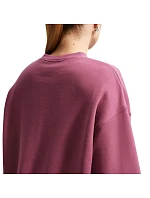 Dámska mikina Nike Studio Fleece, ružová, IM8082 654 Dámska mikina Nike Studio Fleece, ružová, IM8082 654