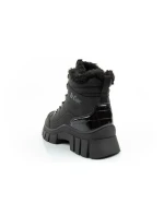 Lee Cooper dámske zimné športové topánky zimné trekkingové zateplené čierne vysoké dámske