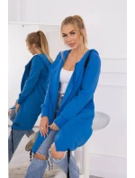 Nevädze modrá zateplená bunda s kapucňou Nevädze modrá zateplená bunda s kapucňou