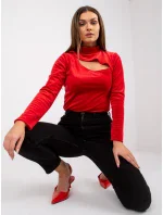 Blúzka DHJ BZ 6561.09P červená