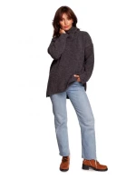 Mikina s rolákom a pulóvrom BK086 - BeWear