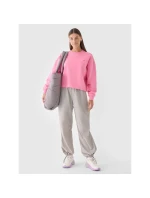 Dámska mikina bez podšívky s kapucňou 4F 4FWAW24TSWSF1305-54S