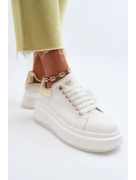 Dámske kožené tenisky GOE NN2N4031 White Dámske kožené tenisky GOE NN2N4031 White