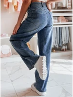 Dámske džínsové nohavice BAGTRENDY blue FashionStreet UY2372 Dámske džínsové nohavice BAGTRENDY blue FashionStreet UY2372