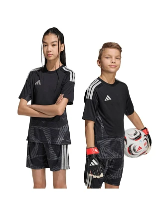 Detské tričko adidas Tiro 26 Competition Goalkeeper Jersey, čierne, KC5365 Detské tričko adidas Tiro 26 Competition Goalkeeper Jersey, čierne, KC5365