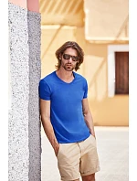 Fruit of the Loom Iconic 150 V-Neck T Tričko s výstrihom do V 16.1442 biele