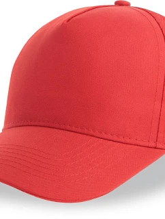 Atlantis Headwear Recy Five 5-panelová bejzbalová čiapka 33.0116 červená