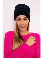 Fleecová čiapka Marta K231 navy blue