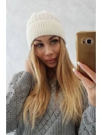 Tenká čiapka Veronica K249 ecru