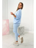 Kalifornská bavlnená súprava modrá