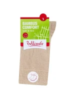 Dámske bambusové ponožky BAMBUS LADIES COMFORT SOCKS - Bellinda - béžová