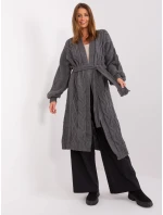 Cardigan BA SW 8020 1.36P tmavo šedá