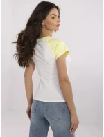Tričko NM TS V7939.50 biele žlté