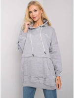 Mikina RV BL 7095.30P sivá