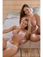 Petra Vystužená podprsenka ružová