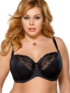 Dámska podprsenka 378 black - GORSENIA