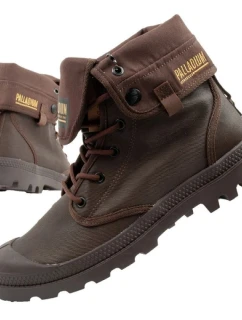 Pánska športová obuv Palladium Baggy Coated členkové tenisky fashion dark brown