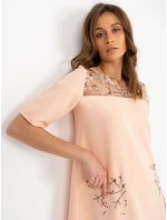 LK SK 506790 šaty.45 broskýň LK SK 506790 šaty.45 broskýň
