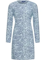 Dámska nočná košeľa 10232-160-2 modrá so vzorom - Pastunette