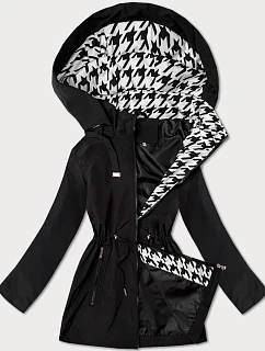 Tenká bunda s ozdobnou podšívkou J Style black (16M9252-392)