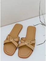 Dámske žabky BELICCA khaki FashionStreet ZY0979
