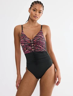 Dámske jednodielne plavky Summer Wild OP 01 – Brown – hnedé M004 – TRIUMPH