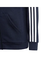 Fleecová mikina adidas Essentials 3-Stripes so zipsom Jr IC0600 Fleecová mikina adidas Essentials 3-Stripes so zipsom Jr IC0600