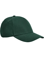 Beechfield B 825 5-panelová čiapka EarthAware® 53.0825 fľaškovozelená