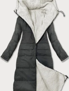 Obojstranná zimná bunda J Style army s medvedíkom (16M9167-136)