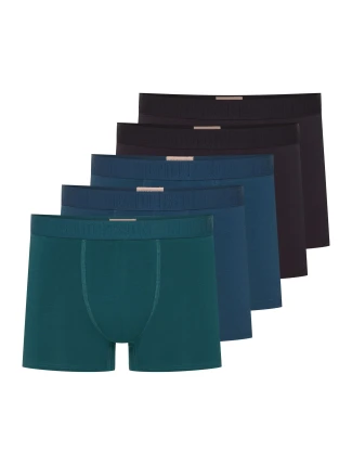 Pánske boxerky 5 Pack 42705 Solid - HENDERSON