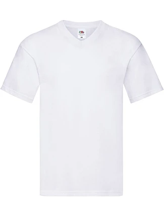 Fruit of the Loom Original V-Neck T Pánske tričko s výstrihom do V 16.1426 biele Fruit of the Loom Original V-Neck T Pánske tričko s výstrihom do V 16.1426 biele