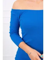 Nevädzové pruhované priliehavé šaty