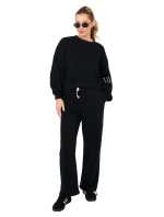 Tepláky NS DR NS26101.12 black Tepláky NS DR NS26101.12 black