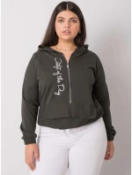 Blúzka RV BL 7179.27 tmavá khaki