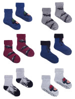 Yoclub Protišmykové froté ponožky ABS 6 balení SKF-0005C-AA0A-003 Viacfarebné