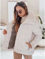 WARMMISS dámska prešívaná zimná bunda s kapucňou biela FashionStreet TY4922 WARMMISS dámska prešívaná zimná bunda s kapucňou biela FashionStreet TY4922