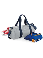 BagBase BG 140 Okrúhla športová taška 52.0140 svetlošedá/francúzska námornícka modrá BagBase BG 140 Okrúhla športová taška 52.0140 svetlošedá/francúzska námornícka modrá