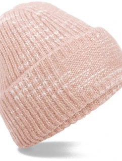 Beechfield B 330R Pletená čiapka s nášivkou „Chunky Knit“ 53.330R strawberry haze