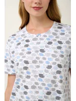 Vamp - Bavlnená nočná košeľa s krátkym rukávom 21952 - Vamp Vamp - Bavlnená nočná košeľa s krátkym rukávom 21952 - Vamp