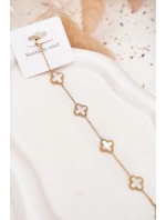 Náramek S Přívěsky Nerezová Ocel Zlatá Perla Náramek S Přívěsky Nerezová Ocel Zlatá Perla